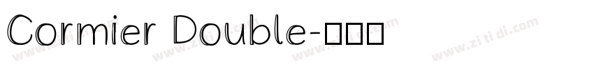 Cormier Double字体转换